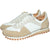 Premium Mesh Panel Low-Top Beige Sneakers for Men - Lace-up Casual Shoes with Mesh Panel, Flat Heel. Stylish and Comfortable Men's Footwear in Beige.