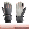 Winter Fleece-Lined Cotton Gloves for Outdoor Activities