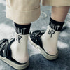 Unisex Cotton Socks - Harajuku Street Style, Couples' Fit & Comfortable