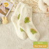 Women's Cozy Mink Fur Cartoon Animal Sleep Socks - Fun animal patterned winter socks for women - Cute, breathable, and comfy design