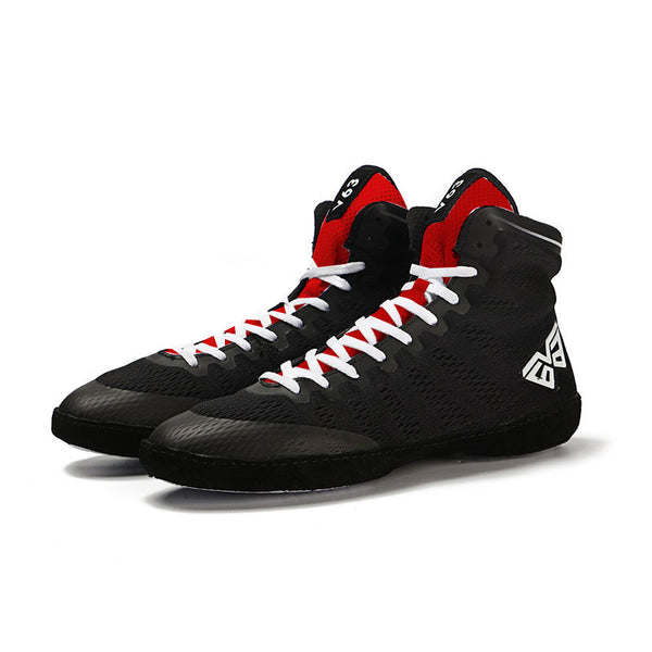 Men's Weightlifting Squat Shoes, Elastic Band for Secure Fit, White Black Gray - Indoor Training Fitness Shoes