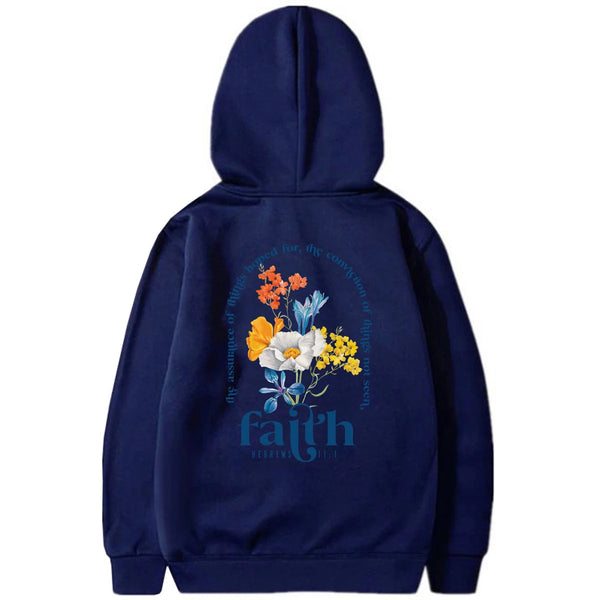 Christian Aesthetic Hoodie with Inspiring Bible Verse Print
