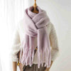 Women's Luxurious Cashmere Winter Scarf in Various Fashionable Hues, Ideal for Spring, Autumn, and Winter Seasons