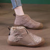 Warm Cotton Winter Boots - Non-slip, Waterproof & Stylish in Chic Solid Colors - Lycra Fabric, Plush Lining, Available in Various Sizes.
