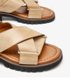 Classic Retro Chunky Heel Sandals in Black – Women's Comfort Footwear