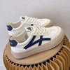 Women's Retro Casual Sports Shoes - All-Match Platform Sneakers in Color-Match Design