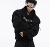 Korean-Style Men's Slim-Fit PU Leather Jacket in Brown - Fall/Spring Fashion Statement with Non-Ironing Treatment