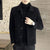 Warm Winter Men's Coat in Plus Sizes, Polyester Fabric, Loose Fit, Ideal for All Body Shapes - Winter Fashion.