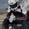 High-Quality Carbon Fiber Motorcycle Gloves in Samurai Black - Impact Resistant - Ant-King Collection