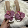 Women's Chic Floral Beach Sandals in Vibrant Colors and Durable Materials - Anti-Slip Rubber Sole for Comfort and Style