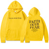 Inspirational "Faith Over Fear" Christian Unisex Hoodie
