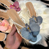 Women's Chic Floral Beach Sandals in Pink - Square Toe, Anti-Slip Rubber Sole - Sizes 35-42 - Summer Footwear for Women