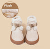 Women's Warm Suede Snow Boots with Plush Insole - Stylish Winter Footwear