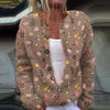 Chic 3D Printed Women's Cardigan - Versatile Knitted Coat. Bold 3D Pattern, Comfortable Polyester, Sizes S-5XL. Perfect for Stylish Outfits.