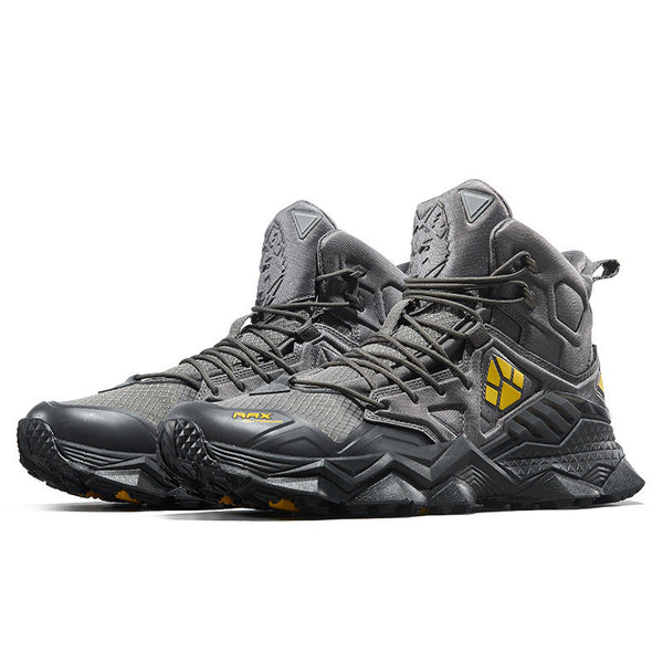 Stylish Water-Resistant Non-Slip Hiking Shoes in Black or Khaki - Men's Outdoor Footwear for Adventurers