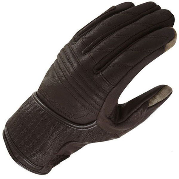 Premium Retro Leather Motorcycle Riding Gloves in Yellow, Black, & Brown - High-quality, fall-proof motorcycle gloves for grip and style.
