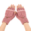 Wool Fingerless Gloves for Women - Touch Screen, Warm & Stylish - Various Colors - One Size - Non-Slip - Winter Accessory