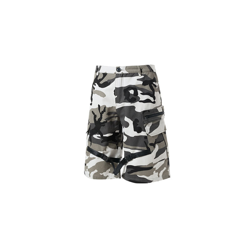 Functional Paratrooper Shorts Loose Overalls