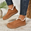 Women's Plush Ankle Snow Boots in Stylish Dark Gray - Cozy Winter Fashion Choice