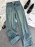 Women's Starry Diamond Rhinestone High Waist Jeans in Denim Blue - Trendy, Stylish Fashion for Women - S to 3XL Sizes - Cotton Denim Fabric