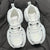 Breathable Polar Wave Mesh Platform Shoes in Beige - Wedge Heel, Waterproof, Lightweight - Sizes 35-40