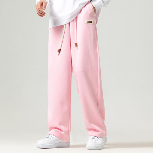 Men's Casual Sweatpants Retro-Styled Comfort Carbon Gray Tailored Fit