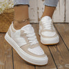 Stylish Women's Color-block Round Toe Casual Shoes for All Seasons