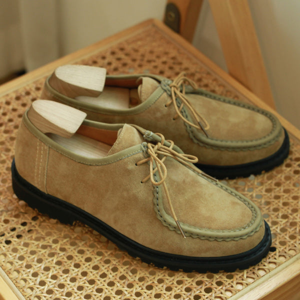 Indian Retro-Style Genuine Leather Suit Shoes in Black and Khaki for Men, Low Heel, Sizes 38-44
