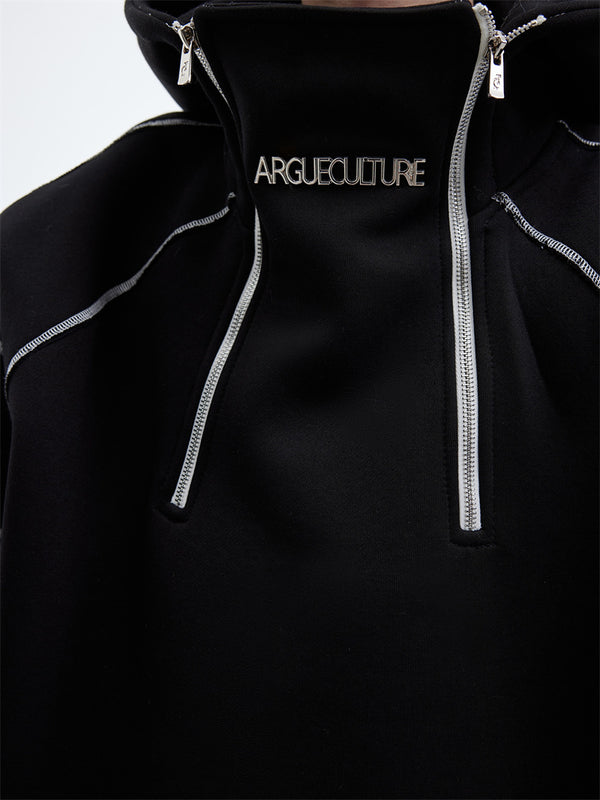 Men's 3D Fleece Hoodie - Charcoal Gray Pullover - Street style comfort - Chic design - Cotton blend - Winter Fashion.