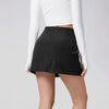 Chic A-Line Corduroy Skirt for Women in Earthy Brown - Trendy European & American Style Fashion - Sizes S-XL - Polyester Blend Comfort.