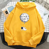 Unisex Printed Hoodie in Various Sizes & Colors, Polyester-Cotton Blend, Casual Fashion Statement.