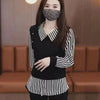 Chic Western-Style Ladies' Shirt, Slim Fit, Polyester, Multiple Colors
