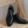 British Style Men's Leather Oxford Shoes in Black - Sophisticated and Trendy Men's Footwear