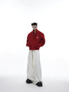 Premium Men's High-Waist Lace-Up Casual Pants in Black and White - Comfortable, Stylish, and Durable - Sizes M, L, XL