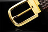 Men's Crocodile Leather Belt with Pin Buckle - Black/Brown - Durable & Stylish Accessory - Available in Various Sizes.