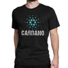 Vintage Men's Cardano Cryptocurrency Logo Cotton Tee, Multiple Colors - Comfortable and stylish tee with Cardano logo design in superior cotton.