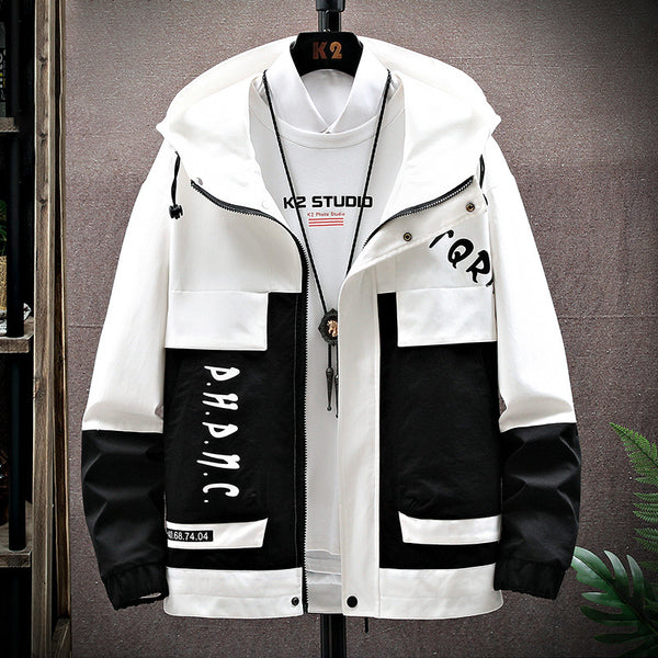Men's Work Jacket - Durable Polyester, Lightweight & Stylish