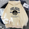 Stylish Women's Japanese Gothic Hoodie with Gilding Craft & Retro Vibe in Polyester - XS to XXL Sizes