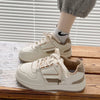 Women's Casual Shoes, Vibrant Color-Matching Purple and Khaki, Soft Rubber Sole, Fashion-Forward Design