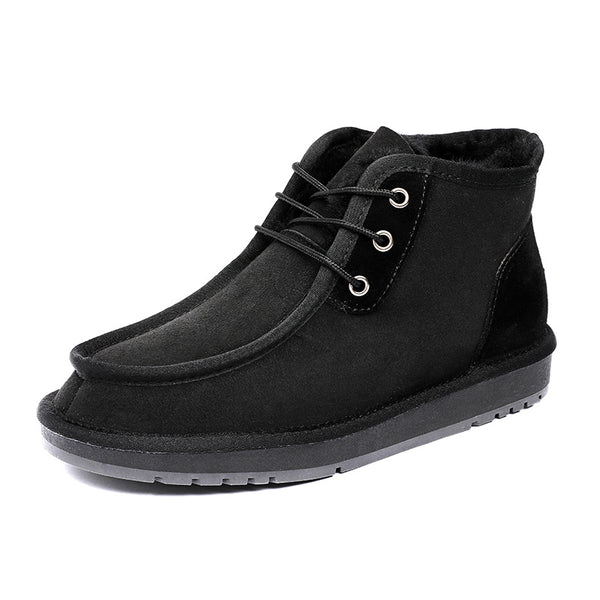 Cozy Snow-Ready Cotton Shoes with Enhanced Grip in Shellfish - Unisex Winter Footwear with Antiskid Feature