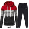 Trendy Two-Piece Women's Tracksuit Set with Cozy Fleece Hoodie