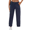 Women's High-Waist Solid Color Casual Pants | Stylish Trendy Trousers | Comfortable Fashion Wear with Micro Elasticity, Various Colors & Sizes