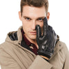 Warm Sheepskin Padded Men's Gloves - Frostbite Defender, Large & Plus Size, Luxury Winter Wear