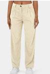 Women's Stylish High-Waist Casual Pants in Solid Colors