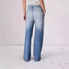 Vintage Wide-Leg Mid-Waist Plus Size Women's Jeans - Retro Denim Style in XS-3XL - Distressed Street Hipster Fashion