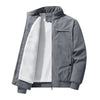 Men's Corduroy Winter Jacket in Black, Gray, or Khaki — Warm and Stylish Winter Essential