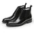 Men's Vintage Pointed Toe Leather Martin Boots, High Quality Chelsea Style in Black or Brown, Sizes 37-44, Men's Fashion Footwear
