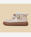 Stylish Suede Snow Boots with Plush Insole for Women