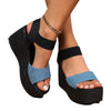 Stylish Women's Platform Sandals in Brown - Breathable & Durable Summer Shoes