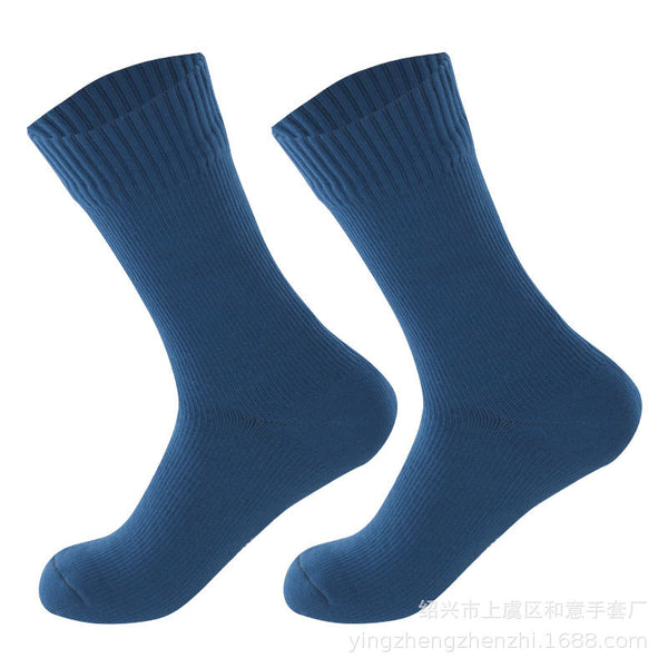 Breathable Nylon Mid-Calf Outdoor Sports Socks - Multicolor Patterns for Hiking, Cycling & Skiing